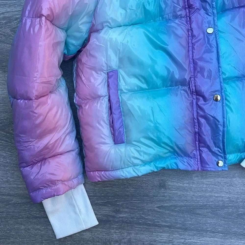Beach Riot Puffer Coat, ombre pastel - Picture 4 of 10